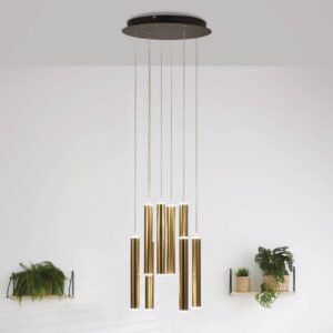 Svítidlo Fabas Luce zlatý kov/metakrylát