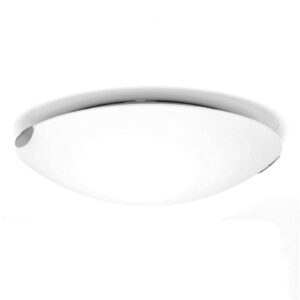 Svítidlo Fabas Luce stříbrná/bílá kov/sklo