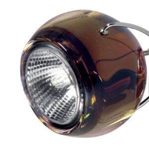 Svítidlo Fabbian chrom/průhledná kov/olovnatý křišťál