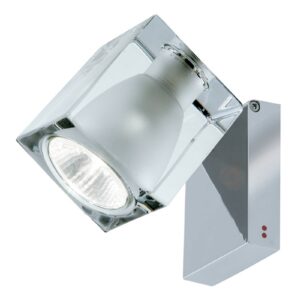 Svítidlo Fabbian transparentní/chrom lesklý sklo/kov