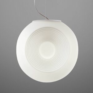 Svítidlo Fabbian bílá kov/leptané sklo