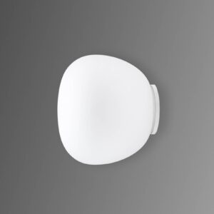 Svítidlo Fabbian bílá sklo/kov