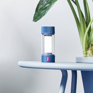 Svítidlo Fatboy modrá/čirá polykarbonát/guma