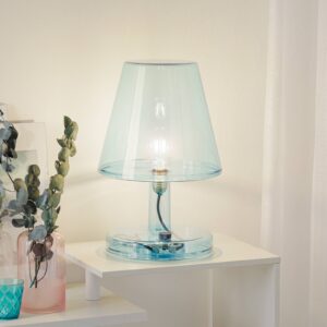 Svítidlo Fatboy modrá transparentní plast