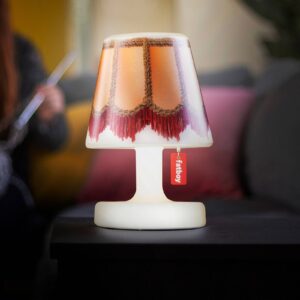 Svítidlo Fatboy krémová/červená polypropylen