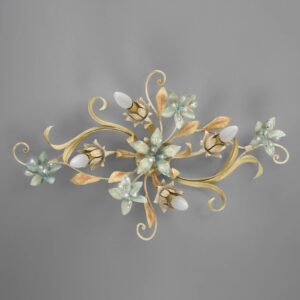 Svítidlo Ferro Luce krémová/modrá kov