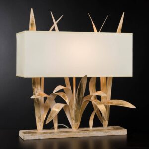 Svítidlo Ferro Luce zlatá/bílá patinovaná/bílá kov/chintz