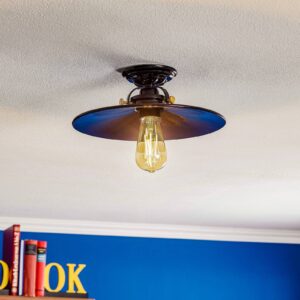 Svítidlo Ferroluce lesklá černá keramika