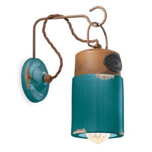 Svítidlo Ferroluce zelená keramika/železo