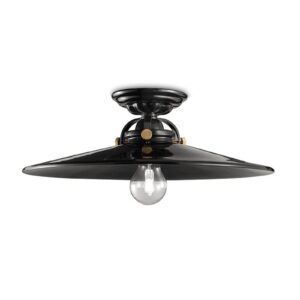 Svítidlo Ferroluce černá keramika/kov