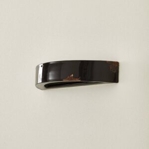 Svítidlo Ferroluce antická černá keramika/sklo