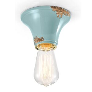 Svítidlo Ferroluce tyrkysová keramika