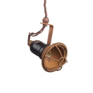 Svítidlo Ferroluce černá/rezavě hnědá keramika/kov