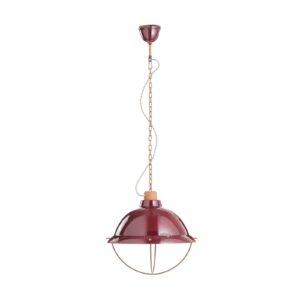 Svítidlo Ferroluce bordó keramika/kov