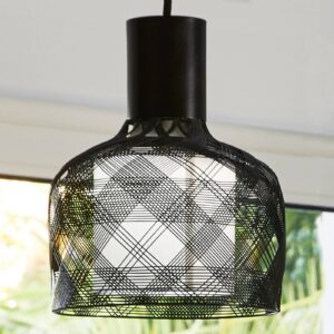 Svítidlo Forestier černá kov/textil