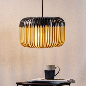 Svítidlo Forestier černé bambus