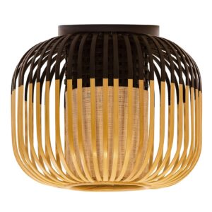 Svítidlo Forestier černé bambus