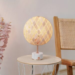 Svítidlo Forestier přírodní/měď konopí/kov/mramor