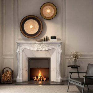 Svítidlo Forestier zelená/béžová abaka