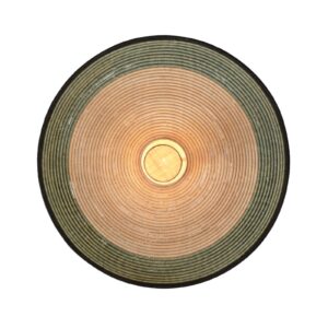 Svítidlo Forestier modrá/béžová abaka