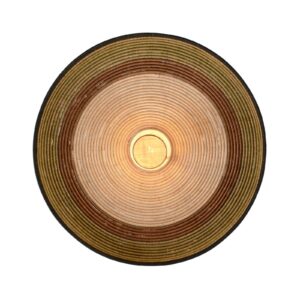 Svítidlo Forestier zelená/béžová abaka