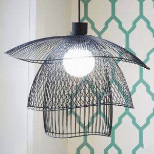 Svítidlo Forestier černé kov