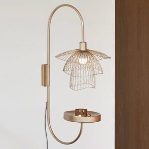 Svítidlo Forestier šampaňská kov