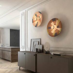 Svítidlo Forestier hnědá abaka/ratan