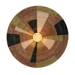 Svítidlo Forestier hnědá abaka/ratan