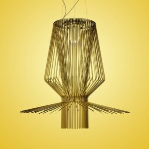 Svítidlo Foscarini zlatý hliník lakovaný/kov pochromovaný