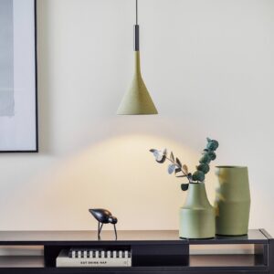 Svítidlo Foscarini zelený beton ručně litý/hliník