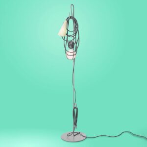 Svítidlo Foscarini šedá/bílá/transparentní porcelán/foukané sklo/lakovaný kov/textil