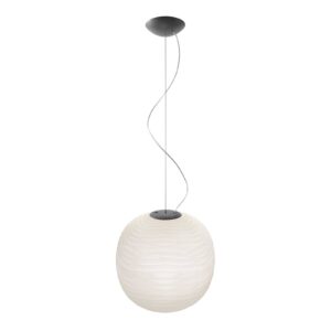 Svítidlo Foscarini bílá satinovaná/grafit sklo foukané/kov