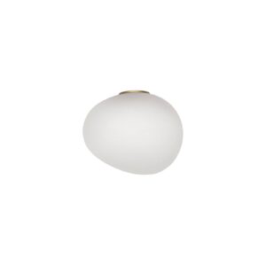 Svítidlo Foscarini bílá satinovaná/zlatá ručně foukané sklo/kov