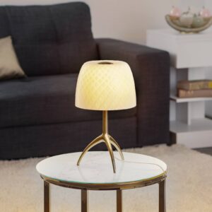 Svítidlo Foscarini krémová/bílá ručně foukané sklo/hliník