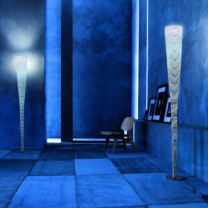 Svítidlo Foscarini černá skelná tkanina/karbonové vlákno/ocel/hliník