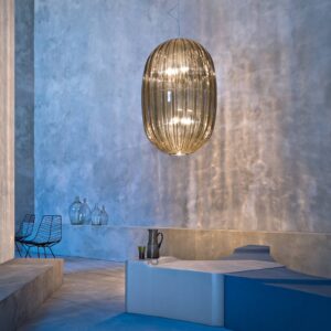 Svítidlo Foscarini šedá polykarbonát/ocel