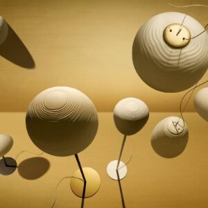 Svítidlo Foscarini bílá satinovaná/bílá sklo foukané/kov