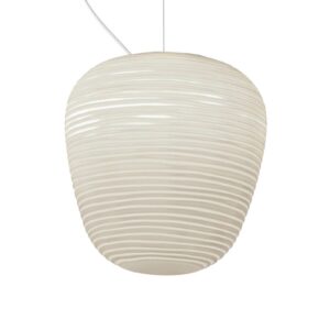 Svítidlo Foscarini bílý satinovaný foukané sklo/kov lakovaný