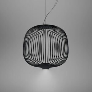 Svítidlo Foscarini černá ocel lakovaná/hliník