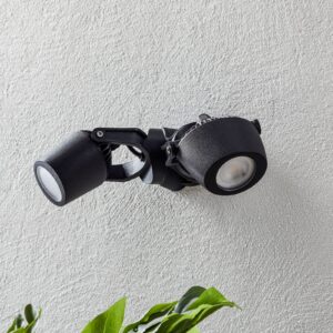 Svítidlo Fumagalli černá/ledová licí pryskyřice/polykarbonát