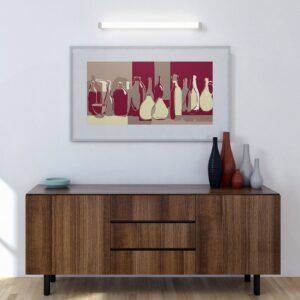 Svítidlo G & L Handels GmbH bílý/satinovaný hliník/plast