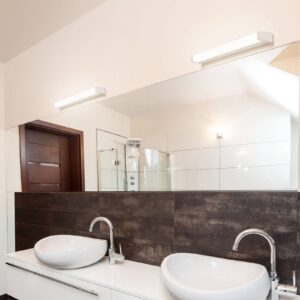 Svítidlo G & L Handels GmbH bílý/satinovaný hliník/plast