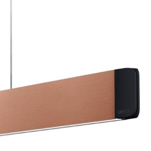 Svítidlo GRIMMEISEN matná kartáčovaná měď/eloxovaná černá kov/ocelový plech/hliník eloxovaný