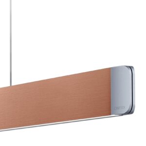 Svítidlo GRIMMEISEN měď matná kartáčovaná/stříbrná eloxovaná kov/ocelový plech/hliník eloxovaný