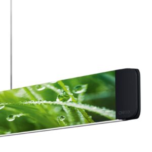 Svítidlo GRIMMEISEN zelená/černá eloxovaná hliníkový sendvič Dibond ocelový plech/hliník eloxovaný