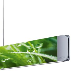 Svítidlo GRIMMEISEN zelená/stříbrná eloxovaná hliníkový sendvič Dibond ocelový plech/hliník eloxovaný