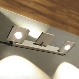 Svítidlo GRIMMEISEN stříbrná/černá hliník eloxovaný