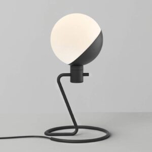 Svítidlo GRUPA černý; opálový hliník/sklo