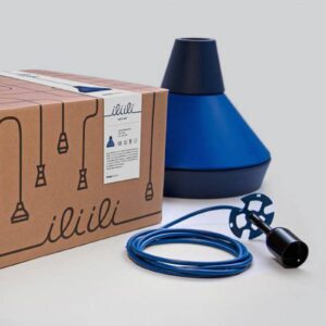 Svítidlo GRUPA modrá hliník/PVC